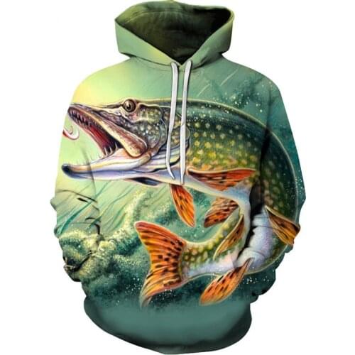 3D Tropical Fish Funny Hoodies For Fishinger Fisherman Men Women Long Sleeve Hoody Sweatshirts Hooded Streetwear Hip Hop Jackets