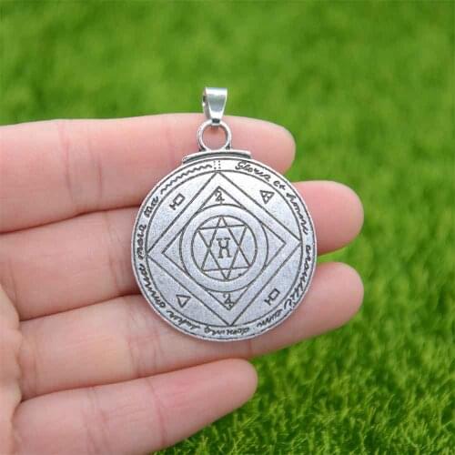 Key Of Solomon For Good Luck Amulet And Talisman Pendants Necklaces With Rope Chain Jwelry For Women