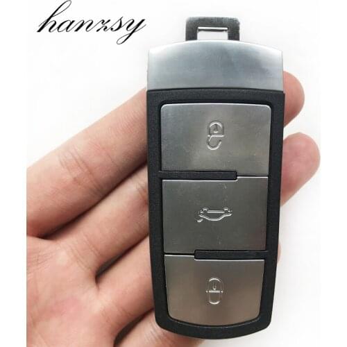 10pcs 3 Buttons Car Key Case For VW Volkswagen CC Passat Magotan For 3C0 959 752 BA 752 AD Car Remote Key shell Fob Cover