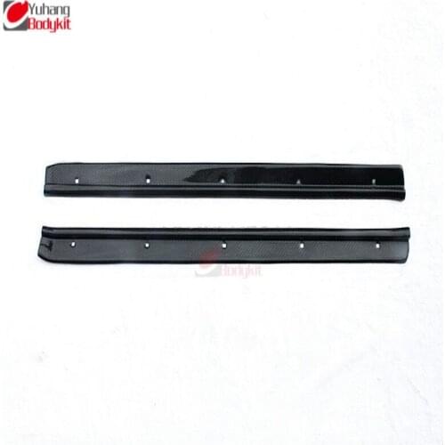 For 1989-1994 Skyline R32 GTR GTS Door Sill without Logo (Pair) Carbon Fiber