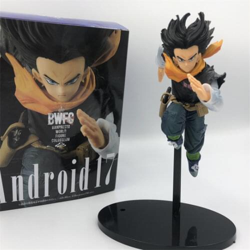 FigureCrazy New Super Figure Android No.17 Sprinting Ver. Action Figure Fighter PVC Collection Model 17cm