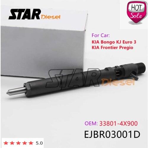 STAR Diesel Euro 3 EJBR03001D OEM 33801-4X900 Common Rail Injector Nozzle For KIA Bongo Frontier Pregio KJ