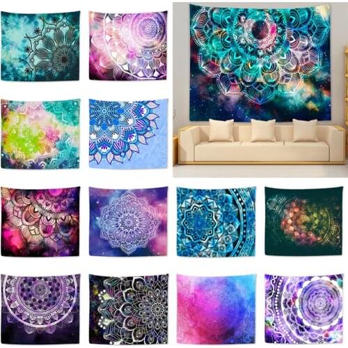 Indian Mandala Tapestry Wall Hanging Beach Blanket Hippie Tapestry Home Decorative Bohemian Decorative Wall Mats