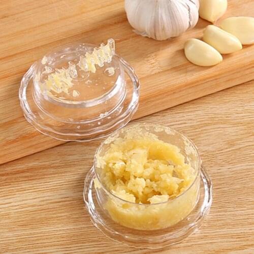 New Garlic Presses Manual Mashed Garlic Manually Processor Food Chopper Fruit Slicer Twist Prevent Tears Kitchen Tool Crusher