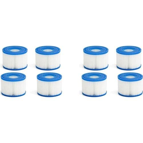 8 Pcs Pool Filters Cartridges Type S1 for Intex PureSpa,Hot Tub Filter,Pool Spa Filter for Intex 29001E,11692 Spa Filter