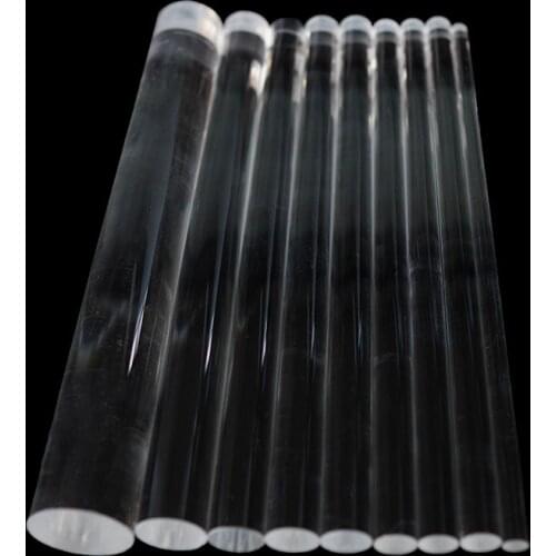 12mm to 20mm Quartz Bar High Purity Silica Quartz Rod For Smelting,Casting ,Scientific research DIY accessories