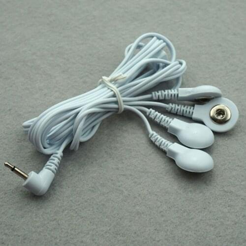 Male Female Medical Toys kit 4 Head buckle Line Erotic Toys Shock Wire, Electro Shock Accessaries for Medical Toys