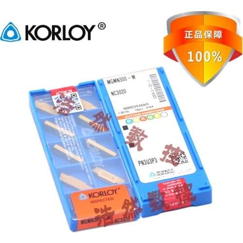 Genuine KORLOY Chloe cutting CNC blade groove blade MGMN150-G 300 400-M NC3020