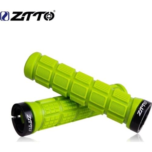 ZTTO Bicycle Pattern Non-slip Color Silicone Handle Sets MTB/Road Bike Lock handle Grips Durable BMX Rubber Grip Anti-Slip Parts