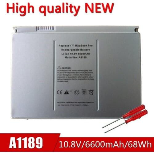 New Laptop Battery A1189 For Apple MacBook Pro17 Inch MA092T MA897X/A MA611B A1151 Battery A1212 A1229 A1261 Battery
