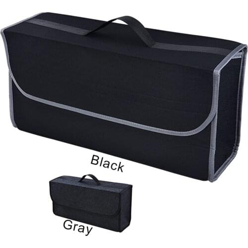Portable Foldable Car Trunk Organizer Felt Cloth Storage Box Case Auto Interior Stowing Tidying Container Bags