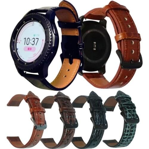 Genuine Leather Strap For Xiaomi Mi Watch Color Smart Watch Band Replacement 22mm Watchband For Huami Amazfit GTR 2 GTR2