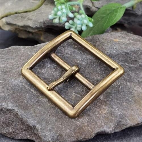 Retro Brass Belt Buckles For Men Belt Waist Buckle For Belt DIY Accessories Leather Craft Men Buckle Belt BK0009