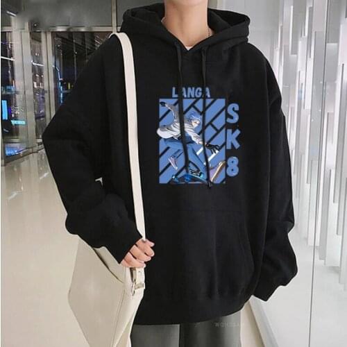 Anime SK8 The Infinity Langa Hooded Sweatshirts Funny Cartoon Skateboard Boys Harajuku Korean Fashion Oversized Streetwear Tops