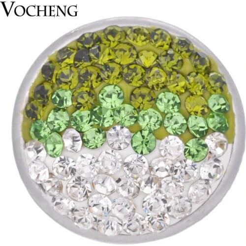 Vocheng Ginger Snaps 18mm Sugar 4 Colors Bling DIY Jewelry Vn-1053