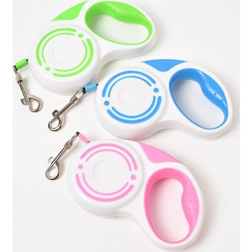 3M/5M Retractable Dog Leash Puppy Extending Traction Rope Automatic Flexible Dog Puppy Cat Traction Belt for Small Medium Dog