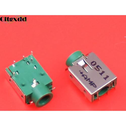 Cltgxdd 5pin For HP / Asus / Acer and other audio headphone socket earhone jack connectors green