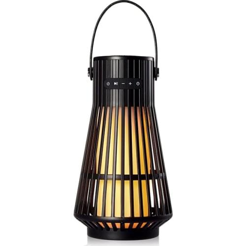 Fstenpus Flame Lights With Bluetooth Speaker Connet 2 for Superior surround sound Outdoor Portable Atmosphere Camping Lamp