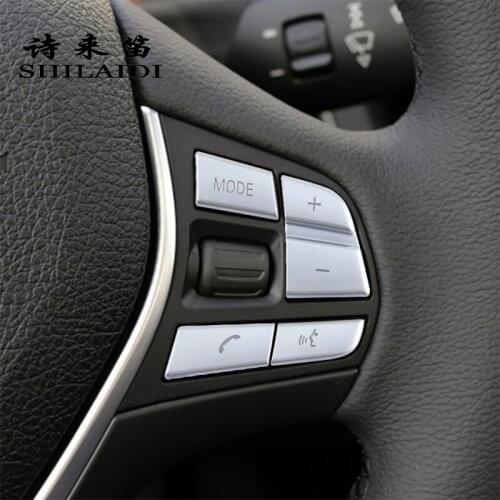 For BMW 1 2 3 4 Series 3GT F20 F21 F30 F32 F34 Car Steering Wheel Switch Control Buttons Trim Cover Sticker Interior Accessories