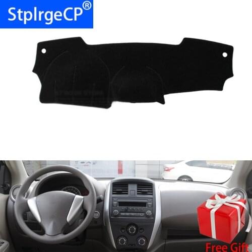For Nissan Latio sunny N17 2011-2018 Car Styling Dash Mat Dashmat Dashboard Sticker Cover Sun Shade Dash Board Cover Carpet