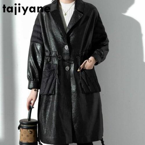 Real Genuine Leather Jacket Autumn Winter Coat Women Clothes 2020 Korean Vintage 100% Sheepskin Down Coat Female Tops ZT4852