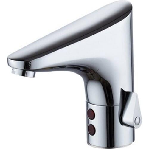 Brass Material Chrome Finishing Color Deck Mounted DC and AC of 2 Models Power Luxury Smart Sense Automatic Mixer