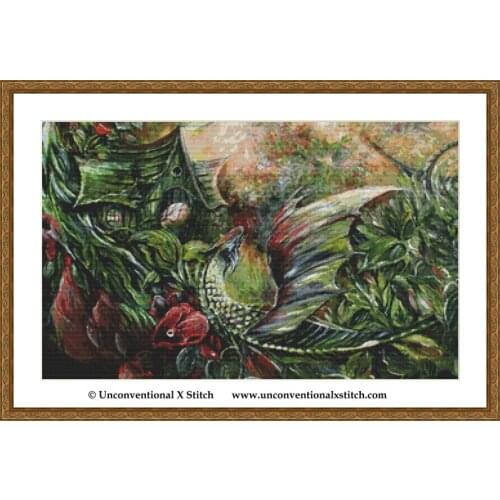 Embroidery Licensed Angela AK Westerman Cross Stitch Patterns Generator with 100% Cotton Floss & Free Shipping for Home Decor