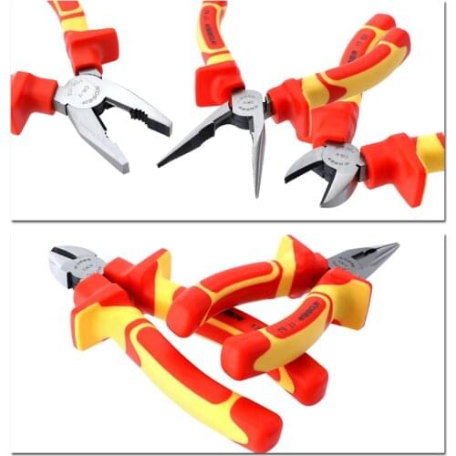 Magnetic Screw Driver Insulated Screwdriver Set Phillips Slotted Handle Voltage 1000V Electrician Repair Hand Tools Dropship