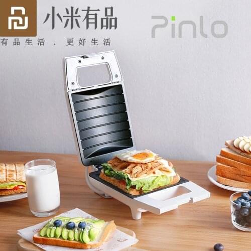 XIAOMIYoupin Mini Sandwich Machine Kitchen Breakfast Bread Maker Toaster Toast machine Frying Egg Maker For Household Appliances