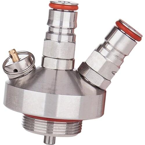 Stainless Steel Keg Spear And 12'' Beer Hose For Beer Growler 2L 3.6L 5L