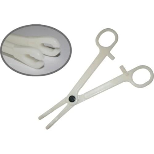 1 Piece Plastic Disposable Piercing Tool body ear lip navel nose tongue Clear septum forcep plier clamp tool body piercing