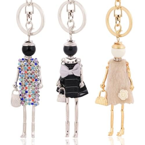 Chenlege wholesale fashion key chains bag keyrings charms ladies keychains for women pendants jewelry car key chain ring gifts