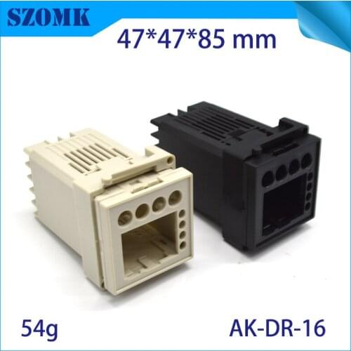 10pcs Plastic Enclosures For Electronics Junction Box Din Rail Relay Housing