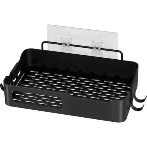 Shower Basket Shower Shelf Without Drilling,with Hooks Shower Bracket Bathroom Shelf Soap Dish Soap Shelf for Shampoo