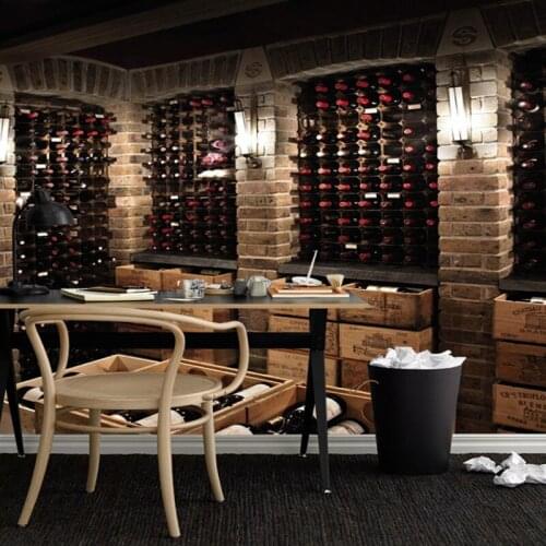 Custom mural custom wallpaper Retro 3D large mural KTV background wall wallpaper cellar living room bedroom wallpaper mural