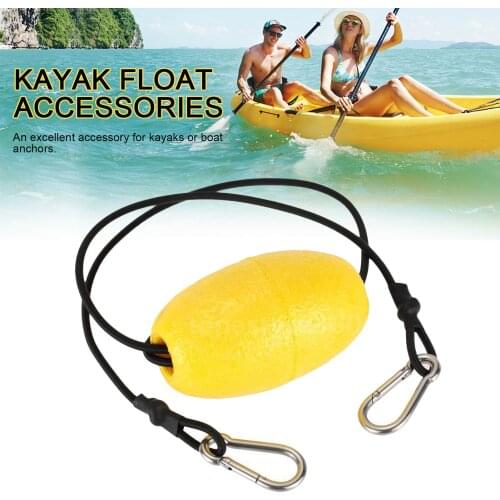 Kayak Float Elastic Rope Spring Clasp Kayak Canoe Anti-lost boat anchors Floating Accessories with Elastic Rope