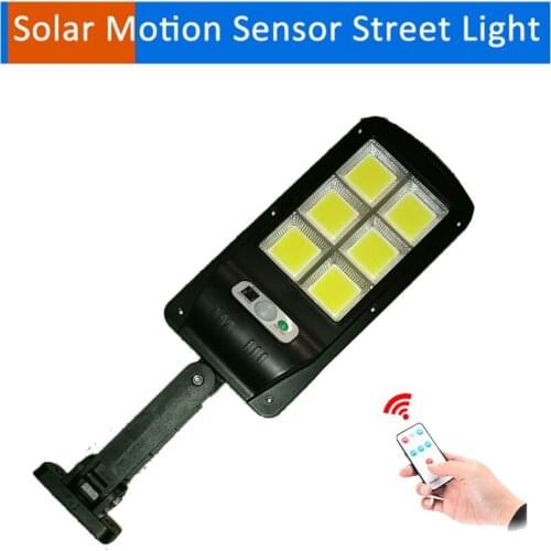 Solar light lamp floodlight reflector LED Outdoor Security Wireless Waterproof With PIR Motion Sensor UltraThin remote controlle