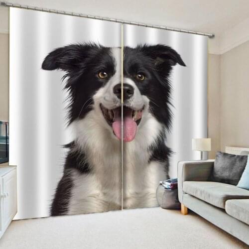 Modern Curtain Blackout Living Room Bedroom Dog Children Curtains Custom Size Shower Bathroom Curtain