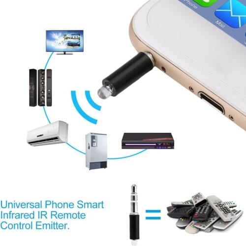 Universal Mobile Phone Smart Infrared IR Remote Control Emitter Portable Mini Size TV STB DVD Control For Mobile Phone
