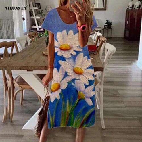 VIEUNSTA Short Summer Dresses