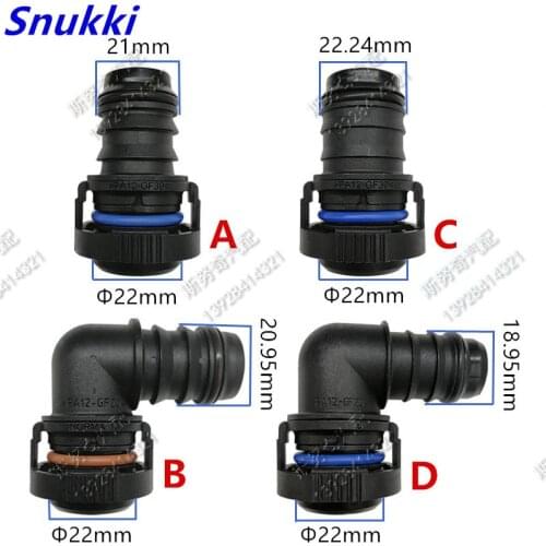 High quality exhaust pipe connector water box connector auto plastic fittings for car 2pcs a lot