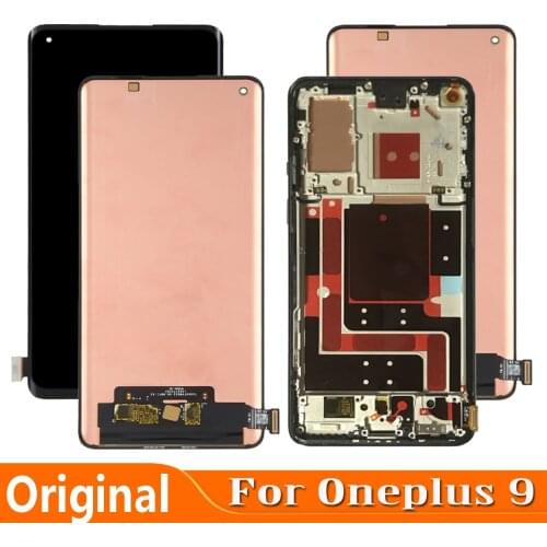 Original AMOLED 6.55" For Oneplus 9 LE2113 LE2111 LE2110 LE2117 LCD Display Touch Screen Digitizer Assembly Replacement