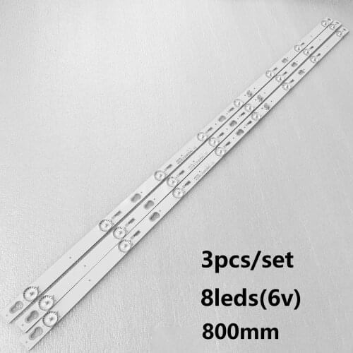 2set=6pcs Brand new original FOR TCL L42F3303B TOT_42D2700 Merlot 42M80A 42M18E Lehua 42S100 light strip 42HR330M08A0