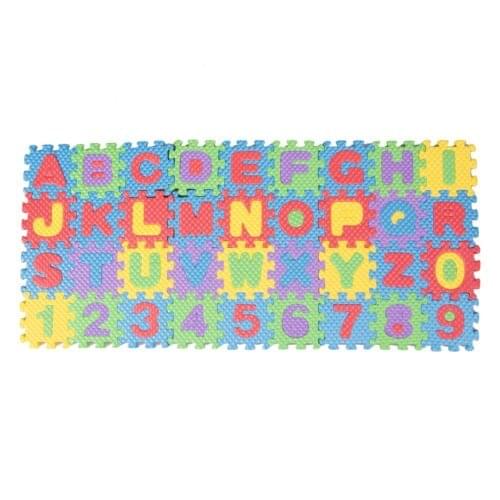 36pcs Puzzles Soft Eva Foam Baby Play Floor Mat Alphabet Numbers Kid DIY Puzzle Jigsaw