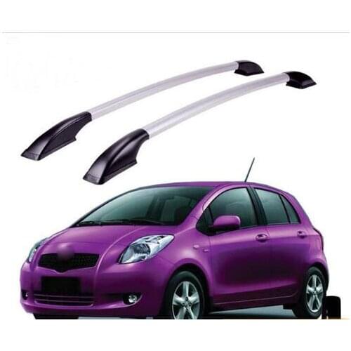 FUWAYDA car styling Roof Rack Boxes Side Rails Bars Luggage Carrier A Set For Toyota Yaris 2007 -2013 2008 2009 2010 2011 2012