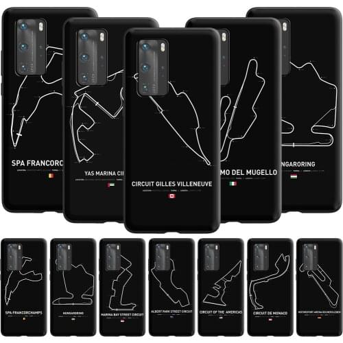 Formula 1 F1 Racing Circuit Case for Huawei Nova 2i 2 Lite 3 5T