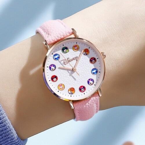 Disney childrens watch Minnie lovely quartz watch primary and secondary school students watch Mickey cartoon Watch watches kids