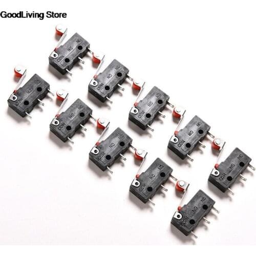 5/10PCS Hot Sale 5A Mini Micro Switch 3Pin With Roller Limit Switch AC 125V-250V