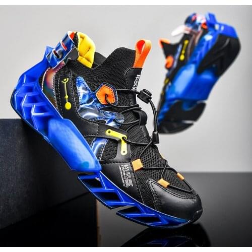 2021 New High Quality Black Men Luxury Sneakers Fashion Blade Mens Casual Shoes Breathable Casual Sneakers Men zapatillas hombre