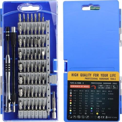 60 In 1 Precision Screwdriver Set Professional Hand Tools To Repair Popular Laptops Phones Game Consoles And Other Electronic